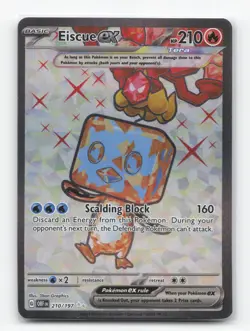 Pokemon TCG - Eiscue ex 210/197 Near Mint Ultra Rare Obsidian Flames - Image 1