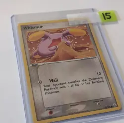 Pokemon Whismur 82/101 EX Hidden Legends Common Basic 50 HP Wail 10 Regular - Image 4