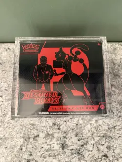 Pokemon TCG Destined Rivals Elite Trainer Box Factory Sealed with Protector - Image 1