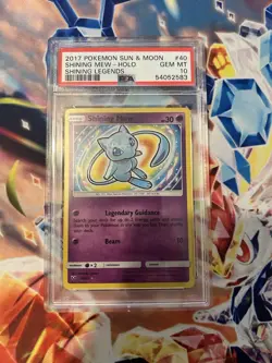 Pokemon Shining Mew 40/73 Shining Legends PSA 10 - Image 1
