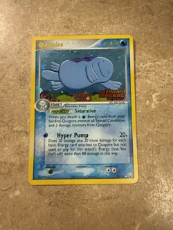 Pokemon Quagsire Team Rocket Returns 26/109 Reverse Holo Rare English TCG 2004 - Image 1