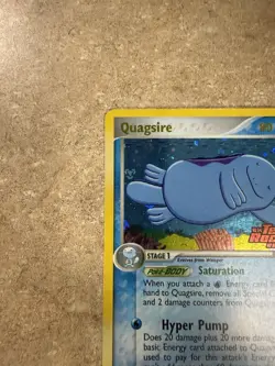 Pokemon Quagsire Team Rocket Returns 26/109 Reverse Holo Rare English TCG 2004 - Image 2