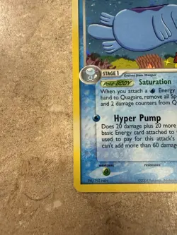 Pokemon Quagsire Team Rocket Returns 26/109 Reverse Holo Rare English TCG 2004 - Image 5
