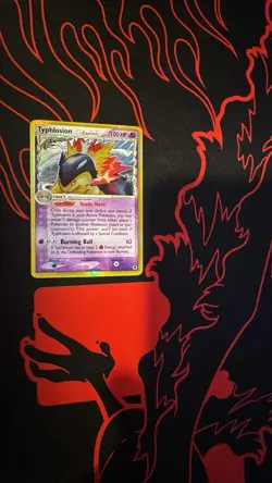 Pokemon Typhlosion (Delta Species) EX Dragon Frontiers #12/101 Holo Rare LP - Image 1