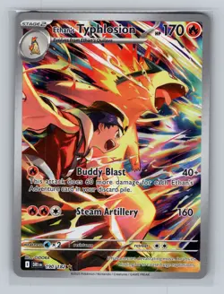 Ethan's Typhlosion Illustration Rare Pokemon TCG SV10: Destined Rivals 190/182 - Image 1