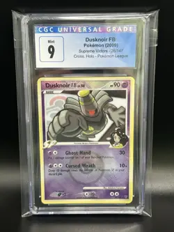 2009 DUSKNOIR FB Pokemon League Promo REVERSE CROSS HOLO 26/147 CGC 9 BLUE LABEL - Image 1