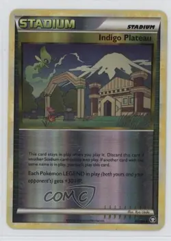 Indigo Plateau Reverse Foil Pokemon HeartGold & SoulSilver Triumphant #86 2010 - Image 1