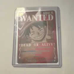 One Piece CCG Monkey D. Luffy Foil Rush Character Card ST01-012 - Image 1