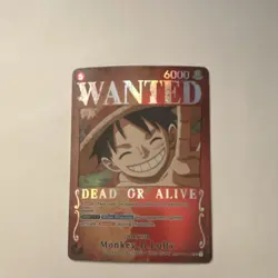 One Piece CCG Monkey D. Luffy Foil Rush Character Card ST01-012 - Image 3