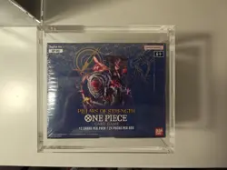 🏴‍☠One Piece Pillars of Strength OP03 Booster Box Factory Sealed With Acrylic🧭 - Image 1