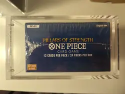 🏴‍☠One Piece Pillars of Strength OP03 Booster Box Factory Sealed With Acrylic🧭 - Image 4