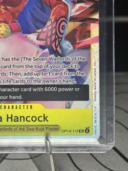 One Piece OP14 The Azure Sea’s Seven - Boa Hancock OP14-112 Super Rare ENGLISH - Image 5