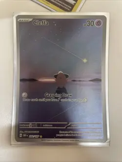 Pokemon TCG Cleffa Obsidian Flames Card 202/197 Illustration Rare NEAR MINT! - Image 1