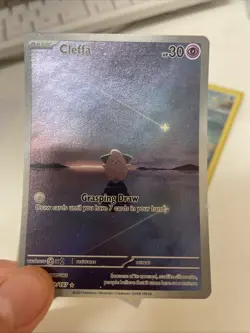 Pokemon TCG Cleffa Obsidian Flames Card 202/197 Illustration Rare NEAR MINT! - Image 2