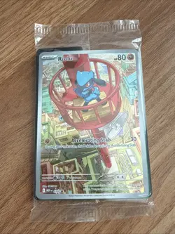 Pokemon TCG Riolu 010 ETB Promo Mega Evolutions Sealed Black Star Promo - Image 1