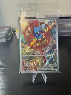 Pokemon TCG Riolu IR 010 Black Star Promo Mega Evolutions ETB Sealed Promo Card - Image 1