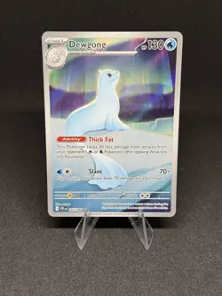 Pokemon Card 2025 DEWGONG Illustration Rare IR 097/094 Phantasmal Flames NM/M - Image 1
