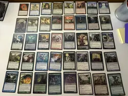 103 Magic the Gathering MTG card lot with FOILS/R C UC $1-$12Pics 4 List Player - Image 2