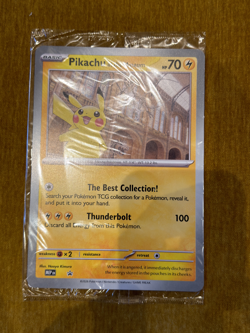 Pikachu At The Museum OVERSIZED Promo Card - Natural History Museum -Sealed - Image 1