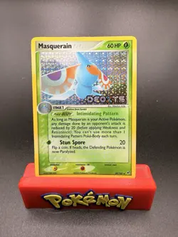 Pokemon Card - Masquerain Deoxys 39/107 Uncommon Reverse Holo Stamped NM - Image 1