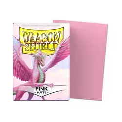 Dragon Shield Matte Pink Sleeves 100ct - Standard Size - MTG Pokemon TCG - Image 1