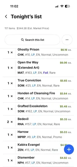 117 Players Magic the Gathering MTG card lot with FOILS/RARES CU 1-8 See List - Image 5