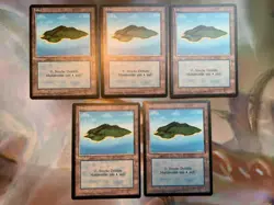 5x German Fbb Island • NM • Basic Land • Mtg - Image 2