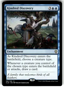 Kindred Discovery Commander Legends: Battle for Baldur's Gate Regular MTG NM - Image 1