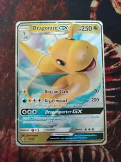 Dragonite GX 37/70 Pokemon Card Holo 2018 LP - Image 1