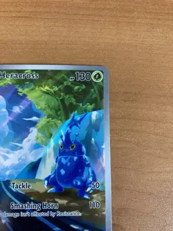 Pokemon Heracross Illustration Rare Holo SV Paldea Evolved 194/193 NM Mint - Image 4