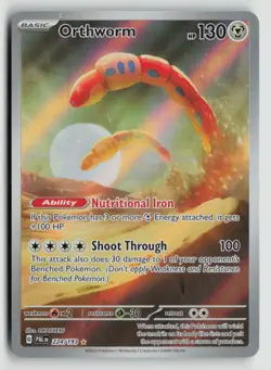 Orthworm 224/193 Pokemon SV02: Paldea Evolved Illustration Rare NM - Image 1
