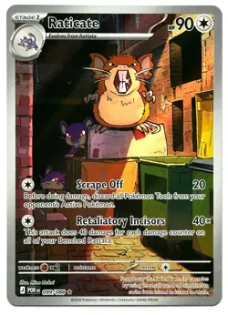 Raticate 099/088 - Pokemon TCG - Perfect Order Illustration Rare Holo - Image 1
