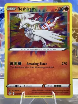 Reshiram 017/072 Shining Fates Amazing Rare - Pokemon TCG - Near Mint - Image 1