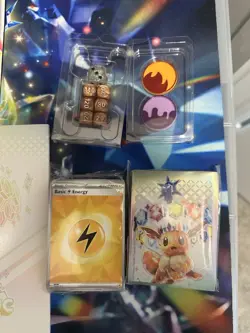 Pokemon Prismatic Evolutions ETB Elite Trainer Box (No Packs) Just Accessories - Image 2