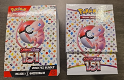 Pokemon 151 Booster Bundle EMPTY Box & Sleeve only *NO Booster Packs* NM - Image 1