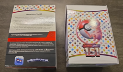 Pokemon 151 Booster Bundle EMPTY Box & Sleeve only *NO Booster Packs* NM - Image 3
