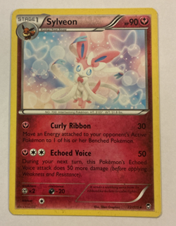 Sylveon (Fairy) XY Furious Fists (FFI) #72/111 Rare Pokemon 2014 LP - Image 1