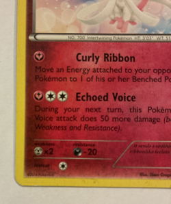 Sylveon (Fairy) XY Furious Fists (FFI) #72/111 Rare Pokemon 2014 LP - Image 2