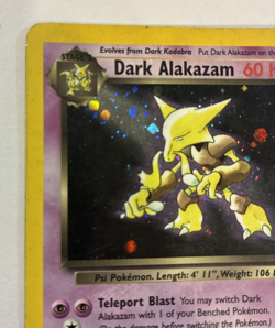 Dark Alakazam Team Rocket #1/82 Holo Rare WOTC Pokemon 2000 HP - Image 5