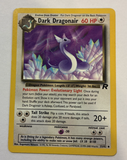 Dark Dragonair Team Rocket #33/82 Uncommon WOTC Pokemon 2000 MP - Image 1