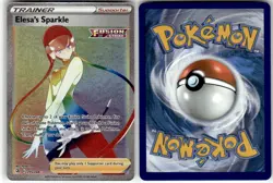 ELESA'S SPARKLE - 275/264 - RARE RAINBOW - FUSION STRIKE - POKEMON - - NM - Image 1