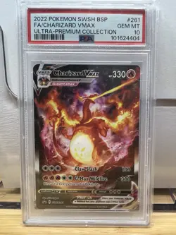 Pokemon Charizard VMAX Ultra-Premium Coll. Full Alt Art Promo SWSH261 PSA 10 - Image 4