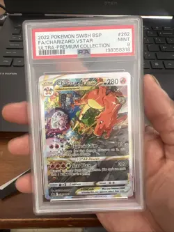 Pokemon TCG Charizard VSTAR SWSH262 Holo Black Star Promo - Image 1
