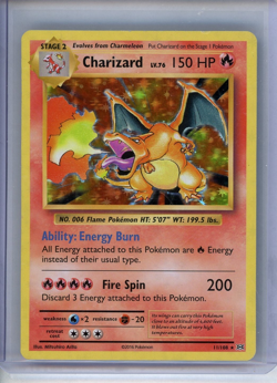 2016 Pokemon Evolutions XY Charizard Holo #11/108 Holographic Rare - Image 1