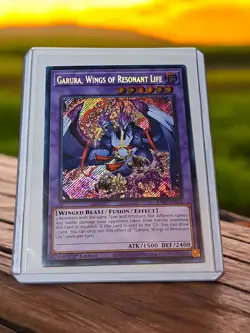 🔥Yugioh! - Garura, Wings of Resonant Life - RA02-EN024 - Secret Rare 🔥 - Image 1