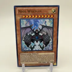 Yugioh Neos Wiseman LCGX-EN040 Ultra Rare 1st Ed - Image 1