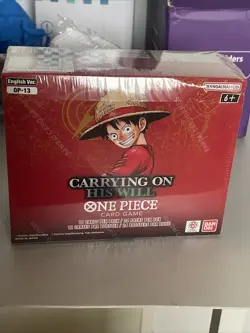 One Piece TCG: OP13 Carrying On His Will Booster Box Sealed English UK - Image 1