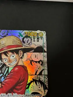 Luffy OP13-118 SEC Manga Alt Art Carrying on His Will One Piece Card Japanese - Image 3