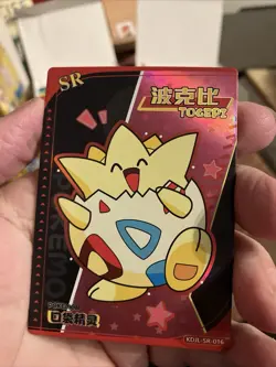 Pokemon Togepi SR KDJL-SR-016 Chinese Baby Elf Claw Machine Card - Image 1