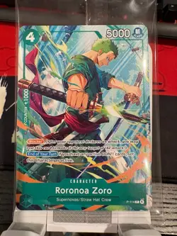 One Piece TCG - Roronoa Zoro, P-114, 2026 C2E2 Promo Card, English - Image 1